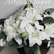 クラシカルカサブランカアレンジ￥19,800（税込）