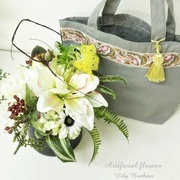 お花とﾊﾞｯｸﾞのｷﾞﾌﾄ